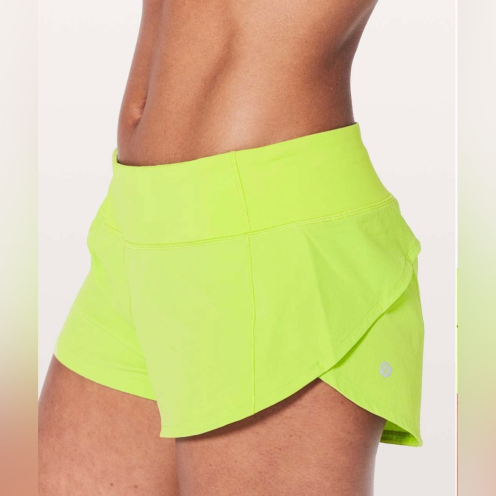 Lululemon🍋 Lucid Lime Speed Up Shorts